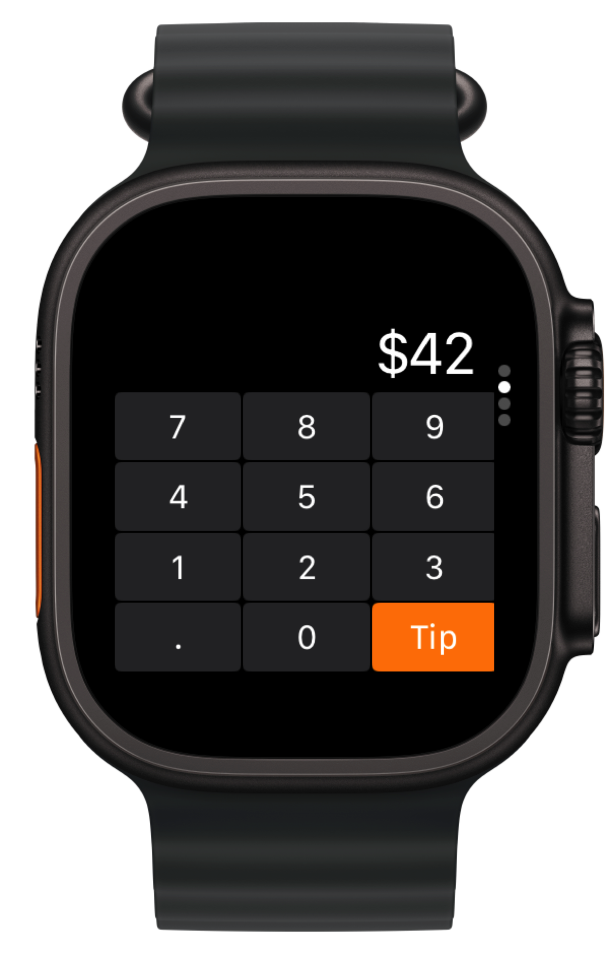 Calculi Tip Calculator on Apple Watch